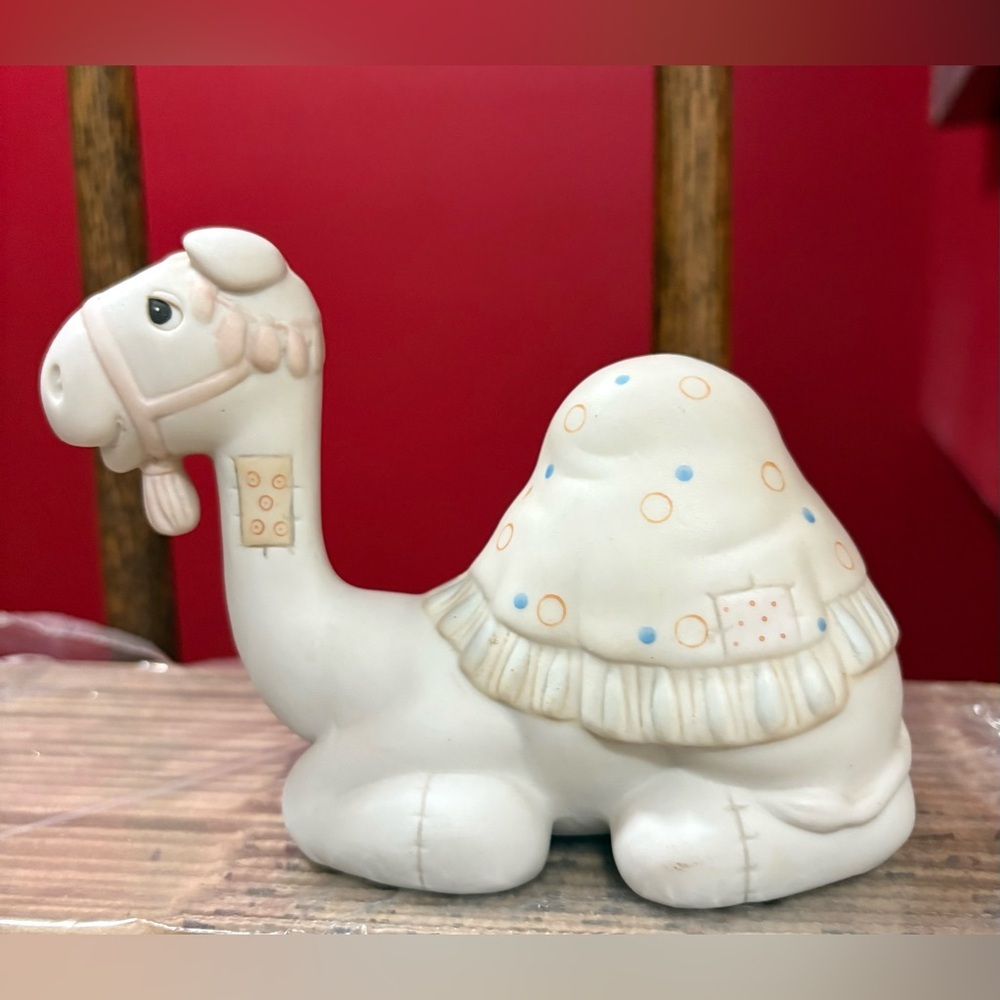 Precious Moments Nativity Camel figurine vintage 1982 porcelain 5”
